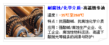 耐腐蝕/抗化學介質高溫鏈條油--長沙合軒