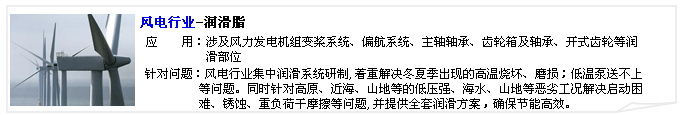 合軒風電行業(yè)專用潤滑脂